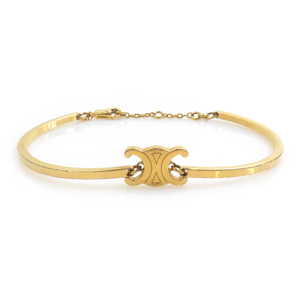 CELINE Gold Charm Bracelet